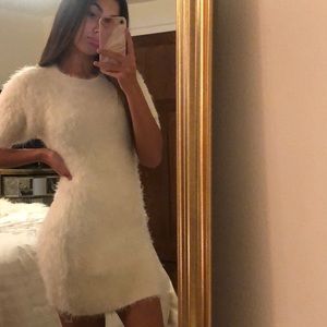White Fluffy Dress 🤍
